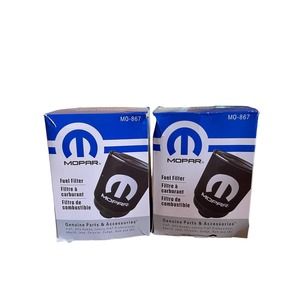 Set of 2 Mopar Engine Fuel Filter MO-867 - New, Sealed in Original Plastic Wrap